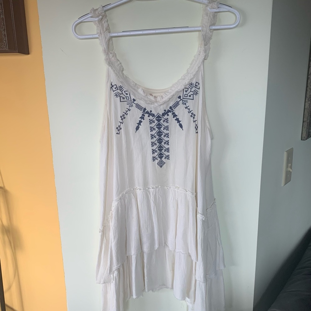 Altar’d State White Embroidered Tunic